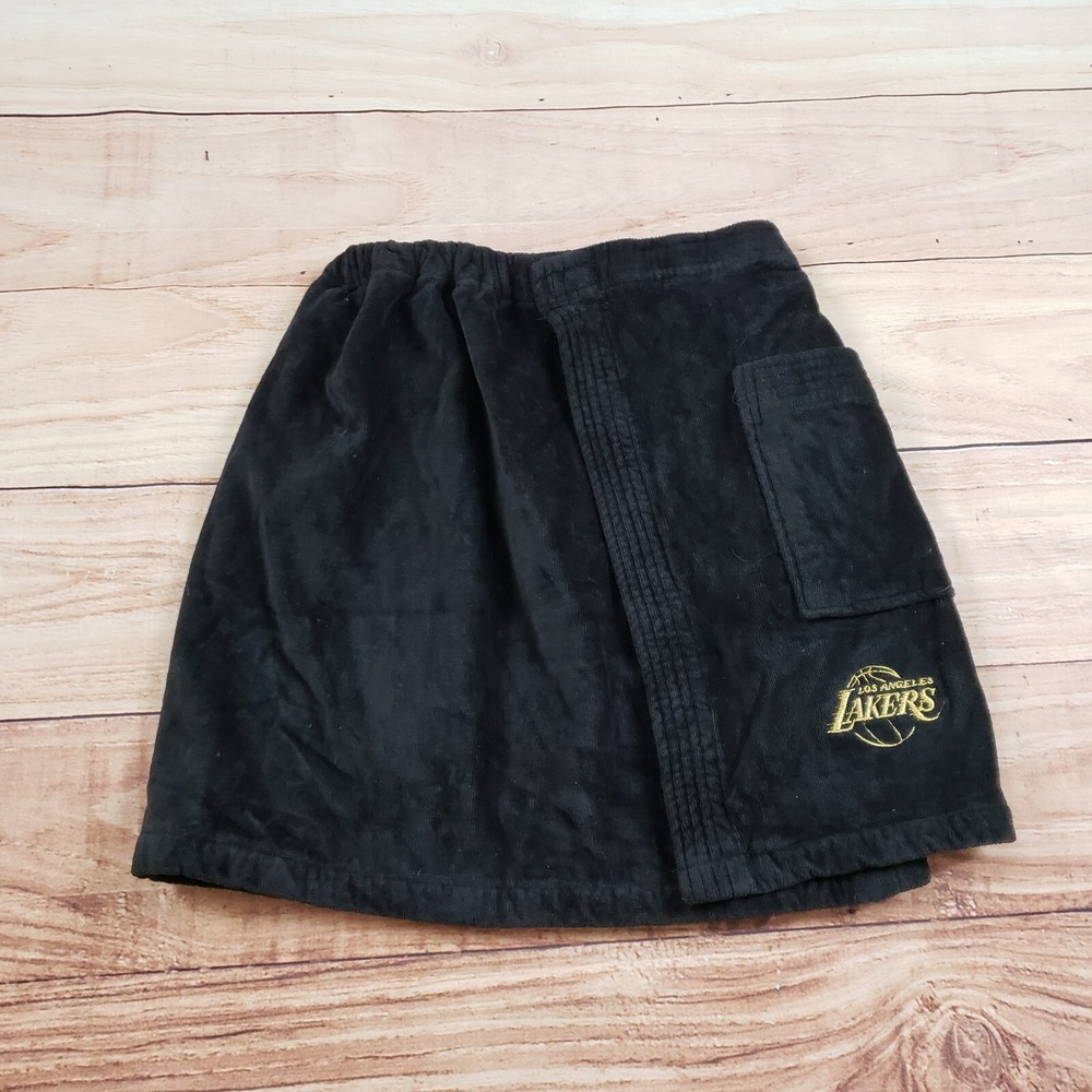 Los Angeles Lakers Skirt Womens One‎ Size Black Yellow Adjustable Basketball NBA
